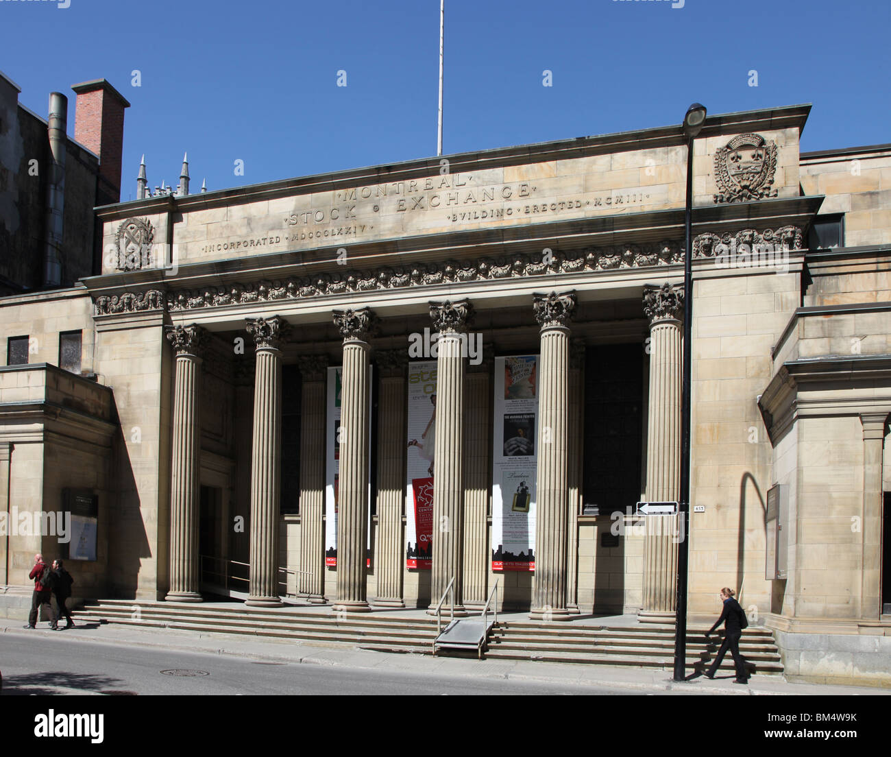 Alte Börse Montreal; Centaur Theater Stockfoto