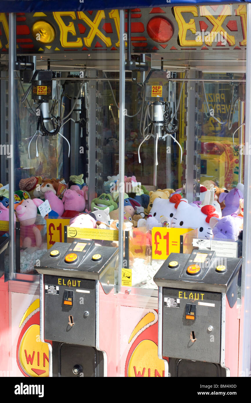 am Meer traditionellen Arcade-Spiele Stockfoto