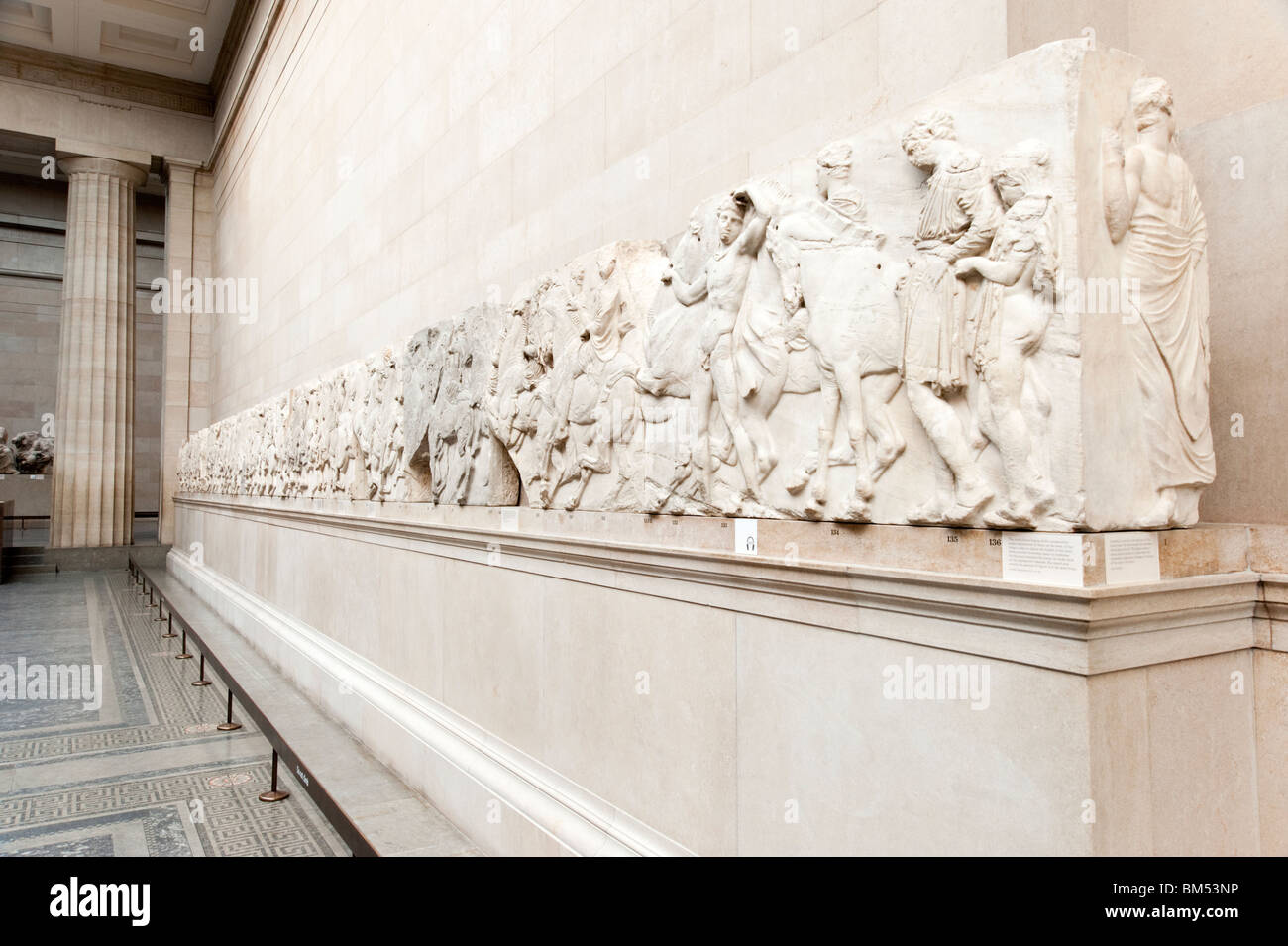 Die Parthenon-Skulpturen an das British Museum, London, England, UK Stockfoto
