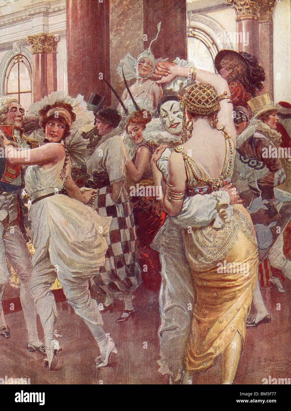 Das berühmte "Mitternacht-Ball" im Savoy Stockfoto