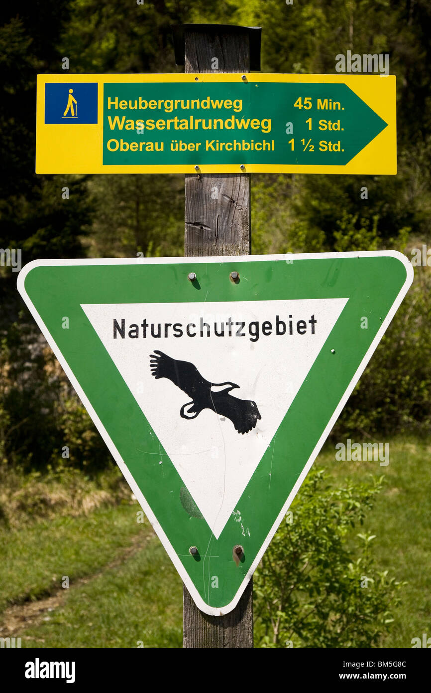 Naturschutzgebiet Schild Stockfotos & Naturschutzgebiet Schild Bilder