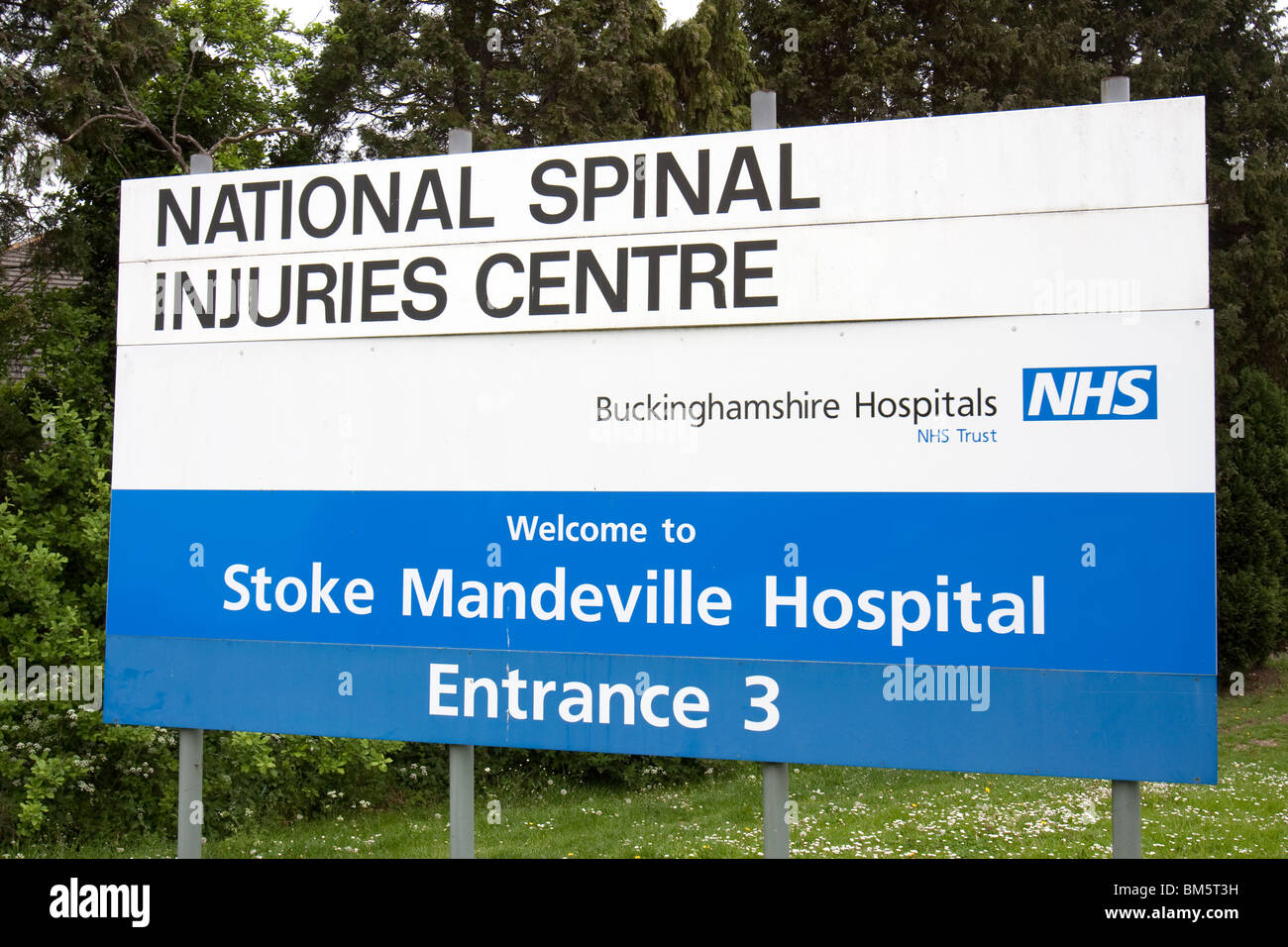 Stoke Mandeville Inspiration für Namen von 2012 Olympiamaskottchen UK Stockfoto