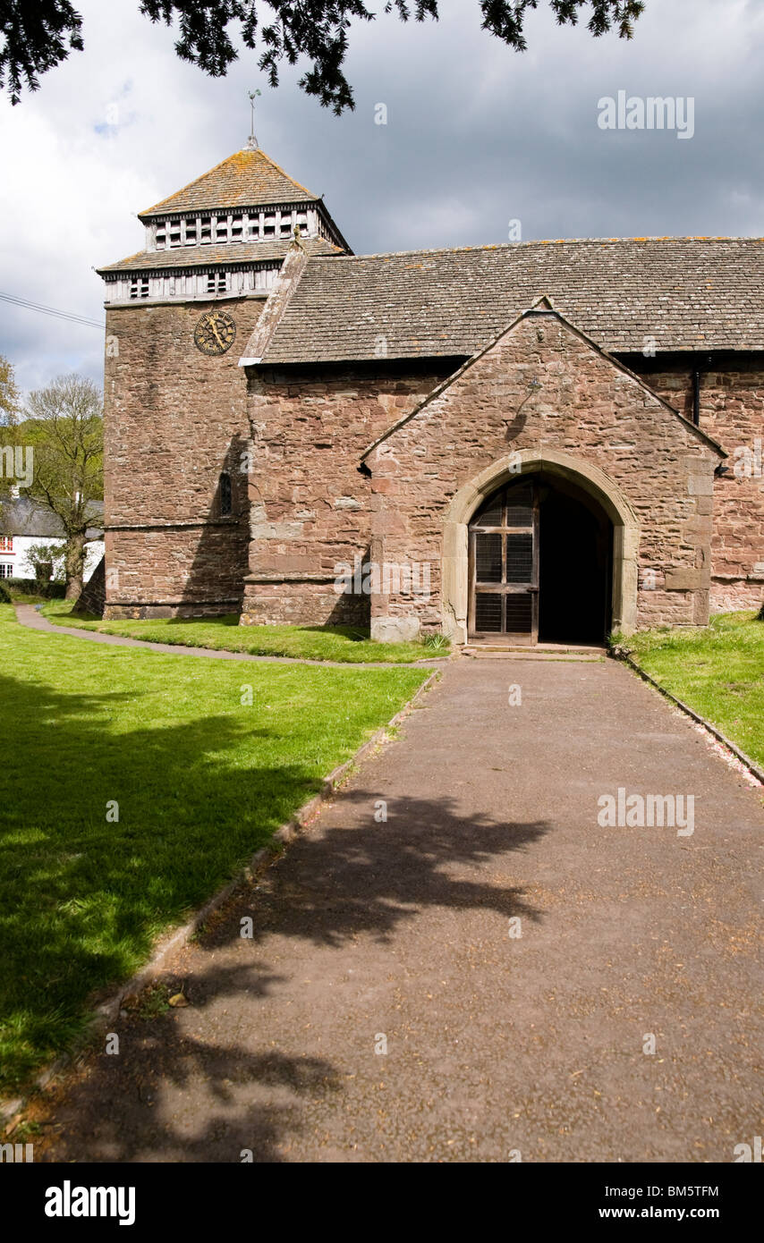 Skenfrith ein Dr Who Drehort Monmouthshire Wales. Als obere Leadworth im Traum Herr' amys Wahl' episode Feaured. Stockfoto