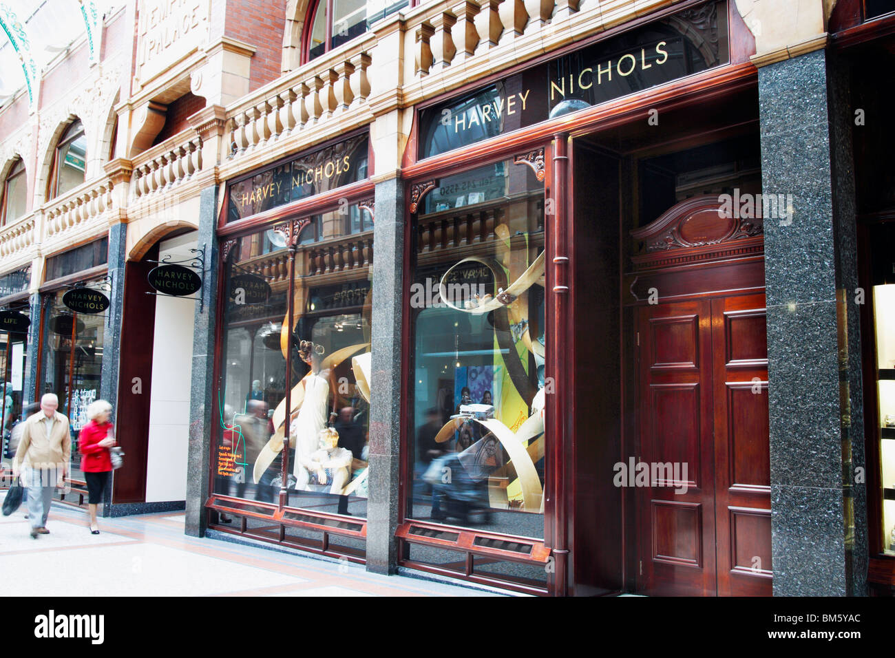 Harvey Nichols speichern in der Victoria Quarter, Leeds, Yorkshire, England Stockfoto