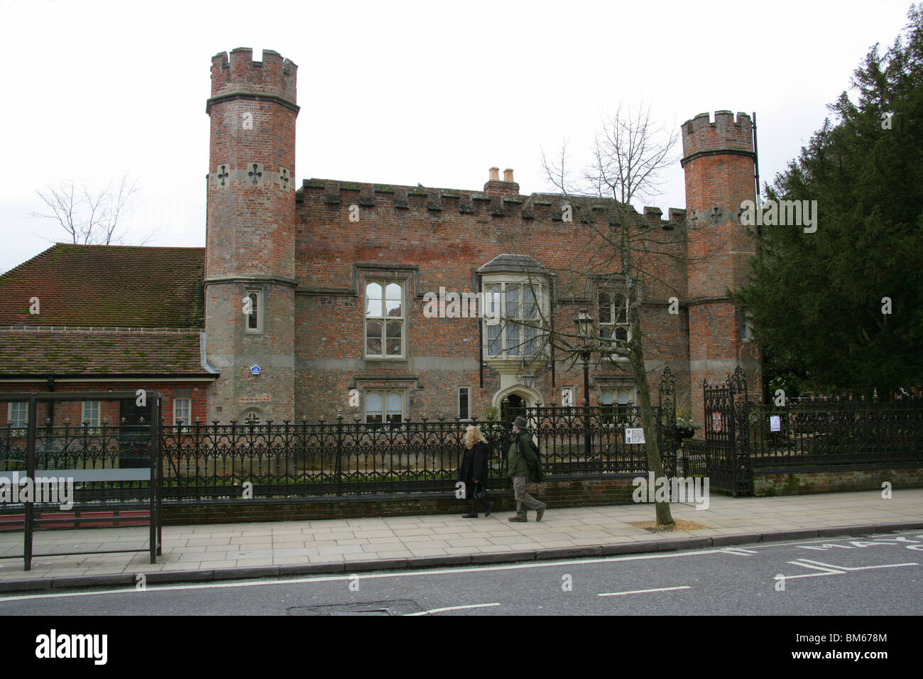 Abbey House, Broadway, Winchester, Hampshire, UK Stockfoto