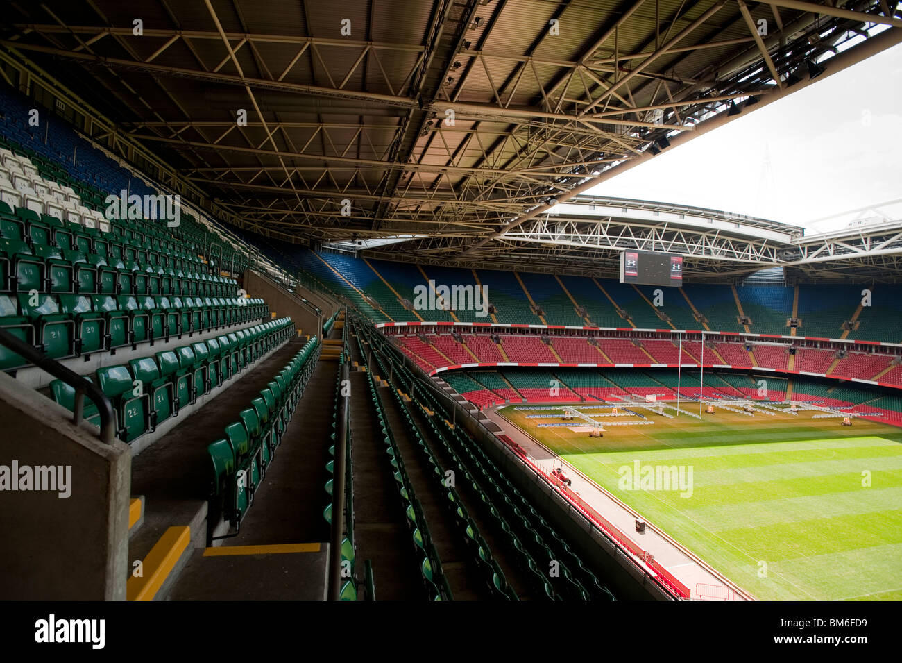 Das Millennium Stadium, Cardiff City, Wales UK Stockfoto
