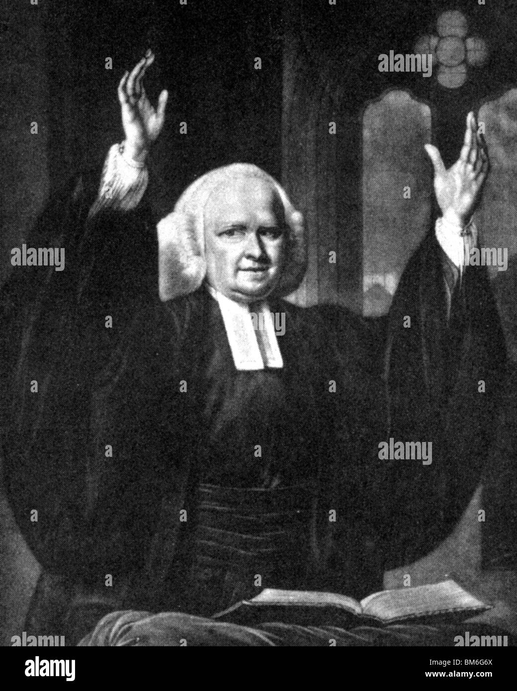 GEORGE WHITFIELD - amerikanische Prediger (1714-70) Stockfoto