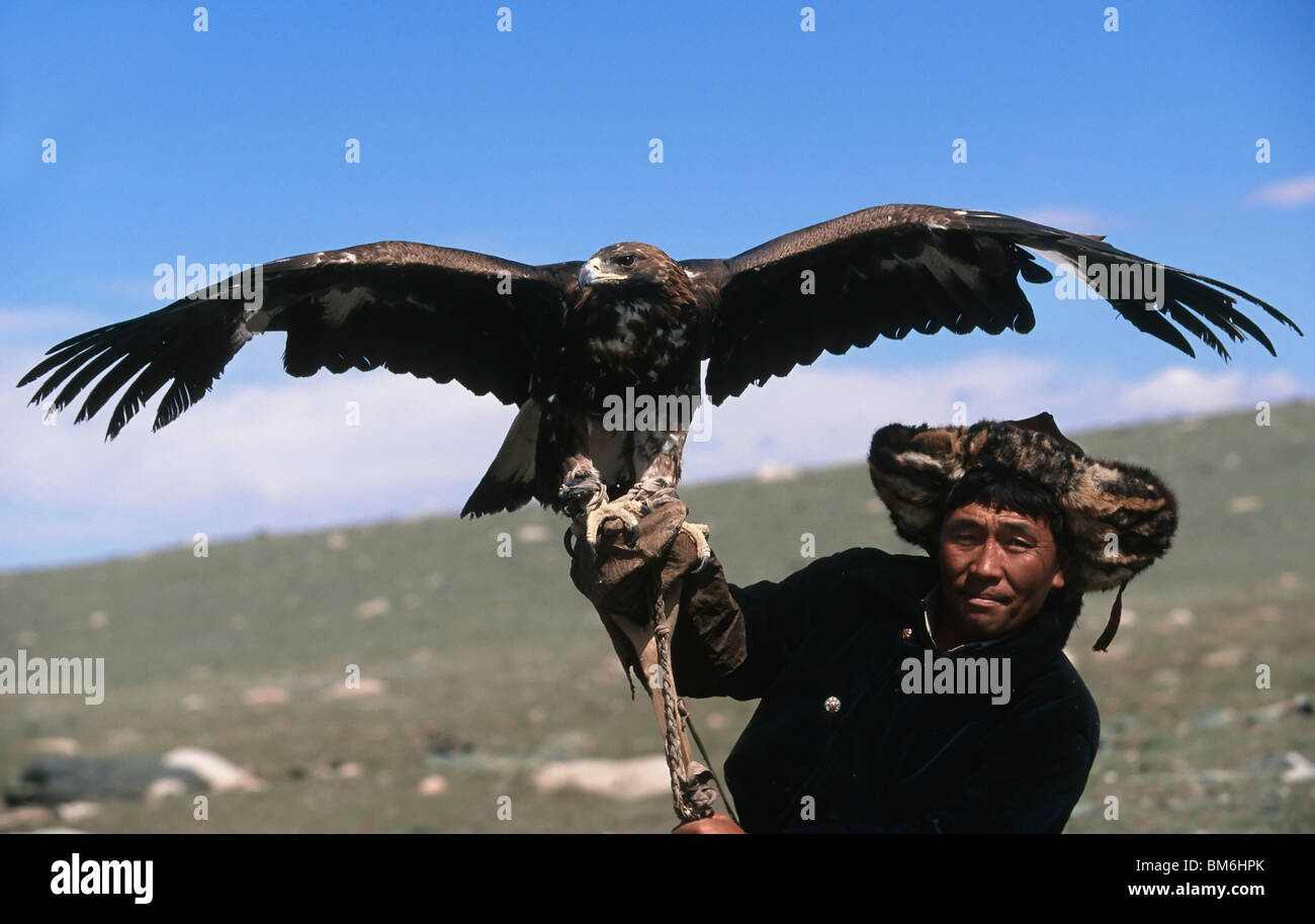 Golden Eagle Festival, Bayan Ölgii, Altai-Gebirge, Mongolei Stockfoto