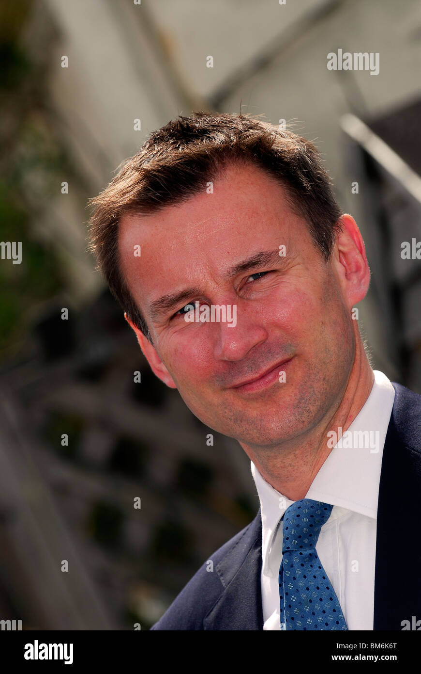 Konservative MPJeremy Jagd, Kultur, Olympische Spiele, Medien und Sport Sekretärin, Hindhead, Surrey, UK. Stockfoto