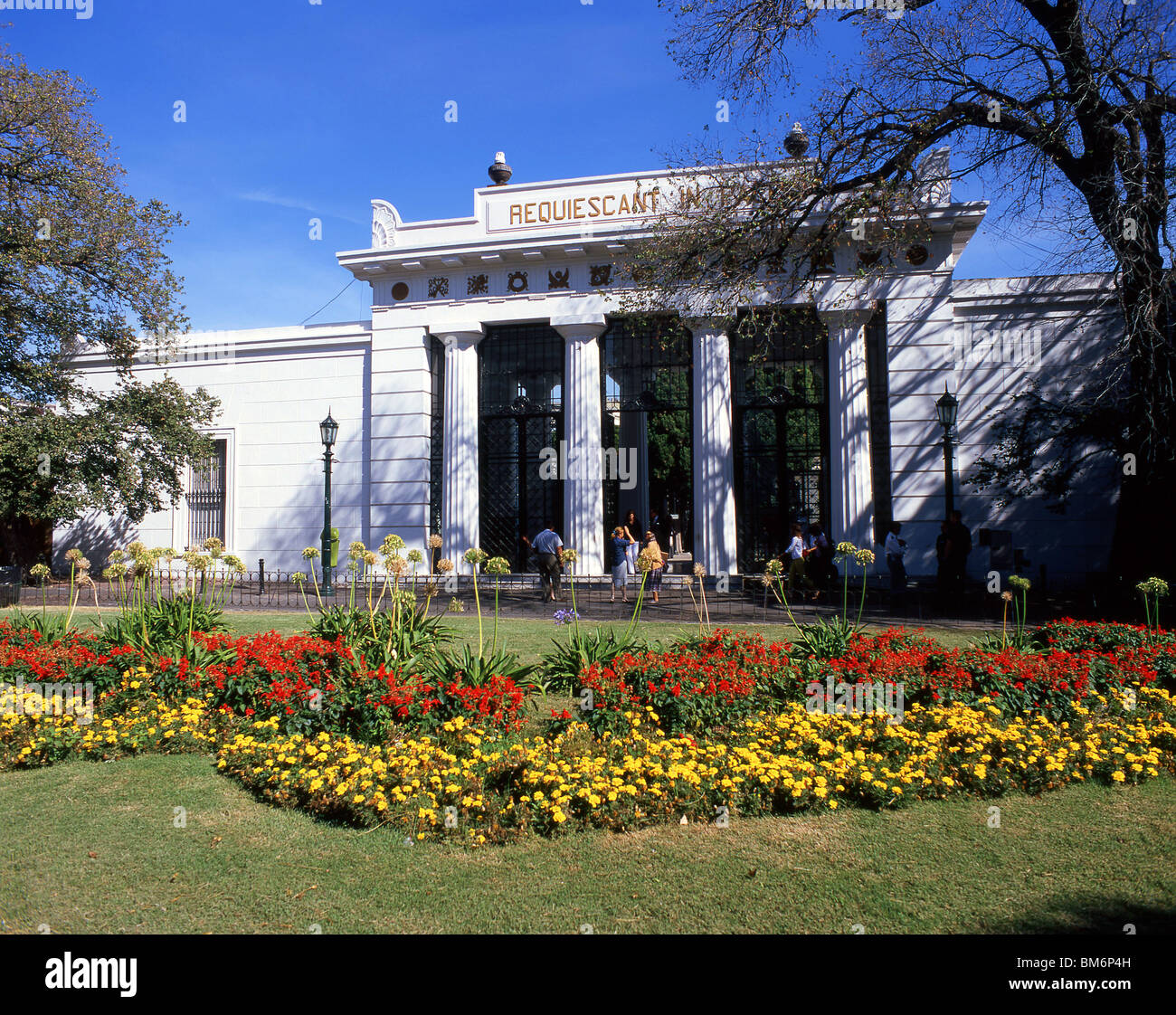 Eingang zum Friedhof von Recoleta, Stadtteil Recoleta, Buenos Aires, Argentinien Stockfoto