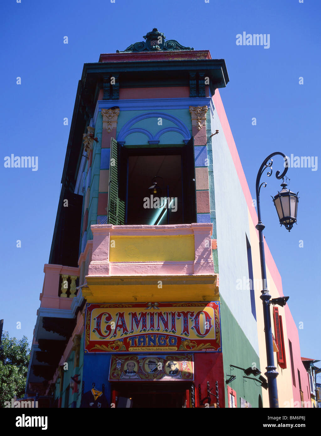 Caminito Street, La Boca, Buenos Aires, Argentinien Stockfoto