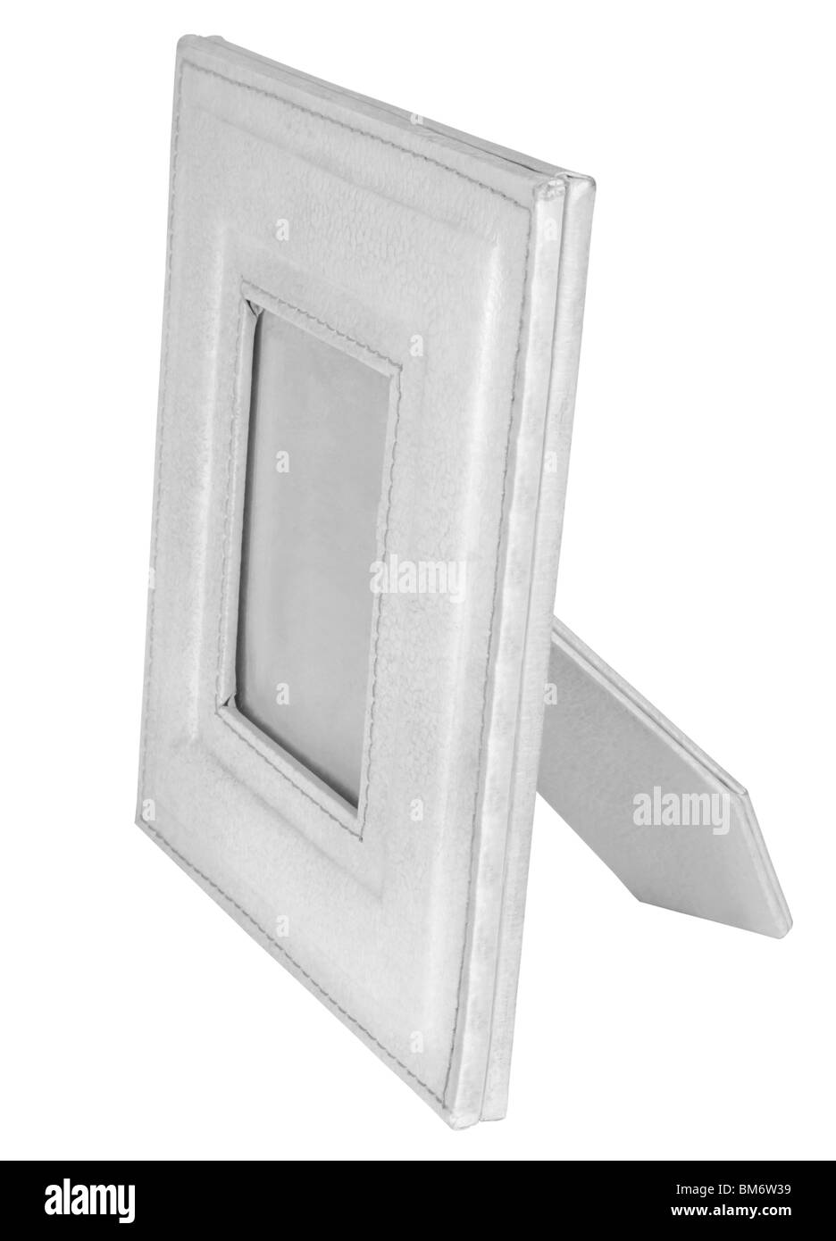 Nahaufnahme des leeren Bilderrahmen Stockfoto