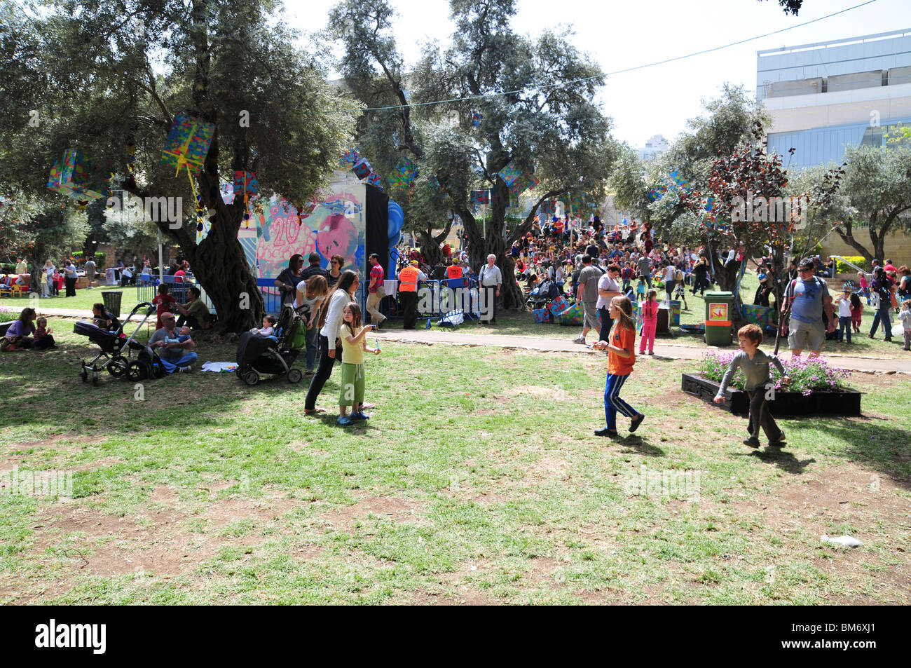 Israel, Haifa, städtische Theater spielen Kinderfest Stockfoto