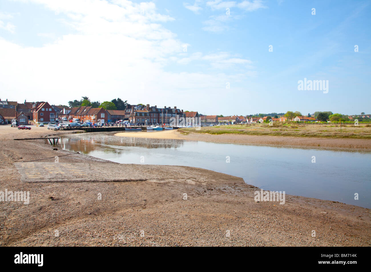 Der Hafen von Blakeney, Norfolk, England Stockfoto
