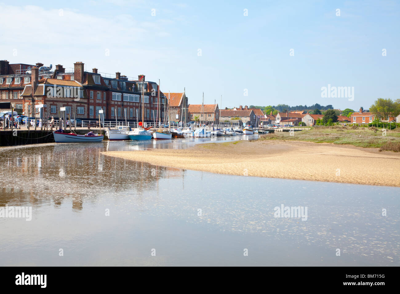 Der Hafen von Blakeney, Norfolk, England Stockfoto