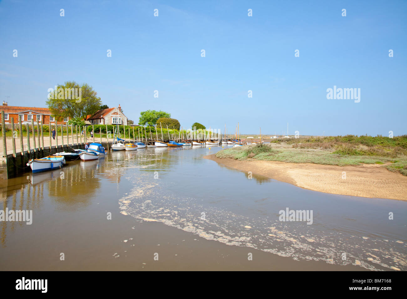 Der Hafen von Blakeney, Norfolk, England Stockfoto