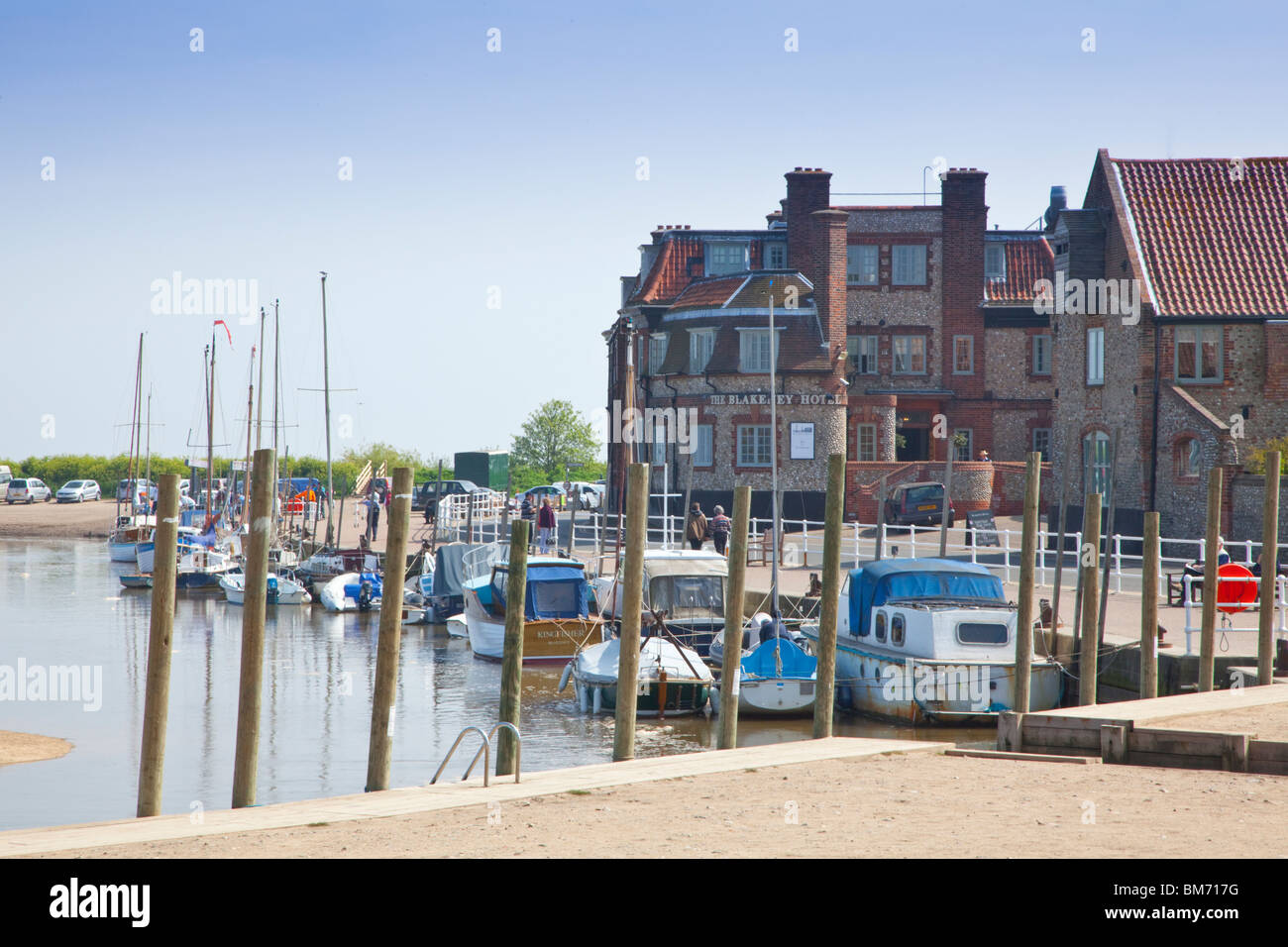 Der Hafen von Blakeney, Norfolk, England Stockfoto