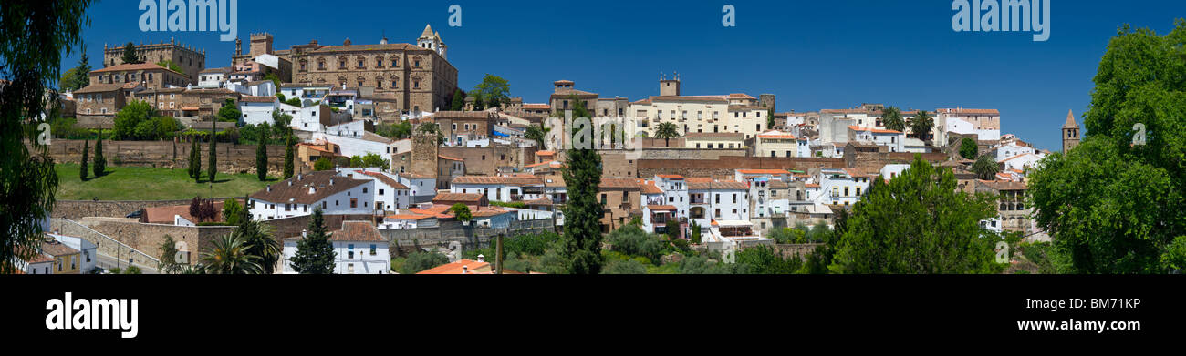 Spanien, Extremadura Cáceres, das historische Zentrum der Stadt Stockfoto