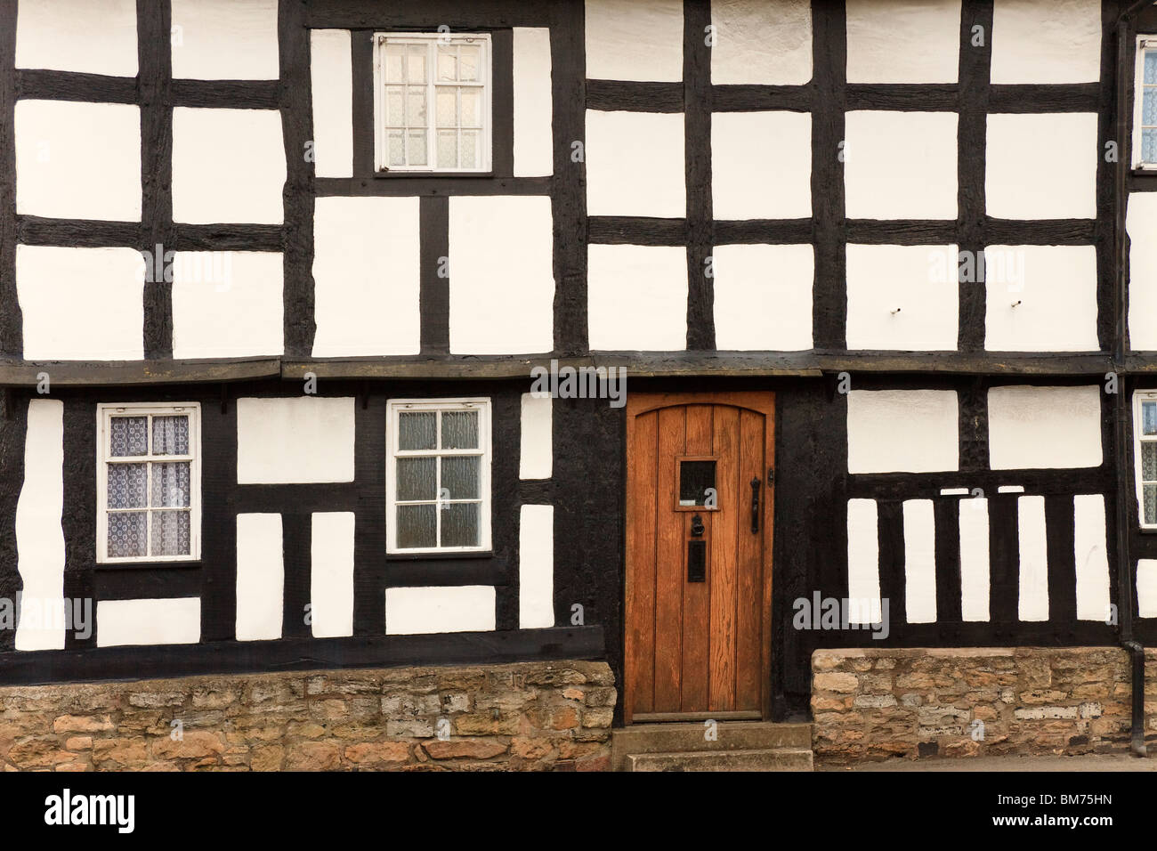 UK Bilovec Holz gestalteten Haus Stockfoto