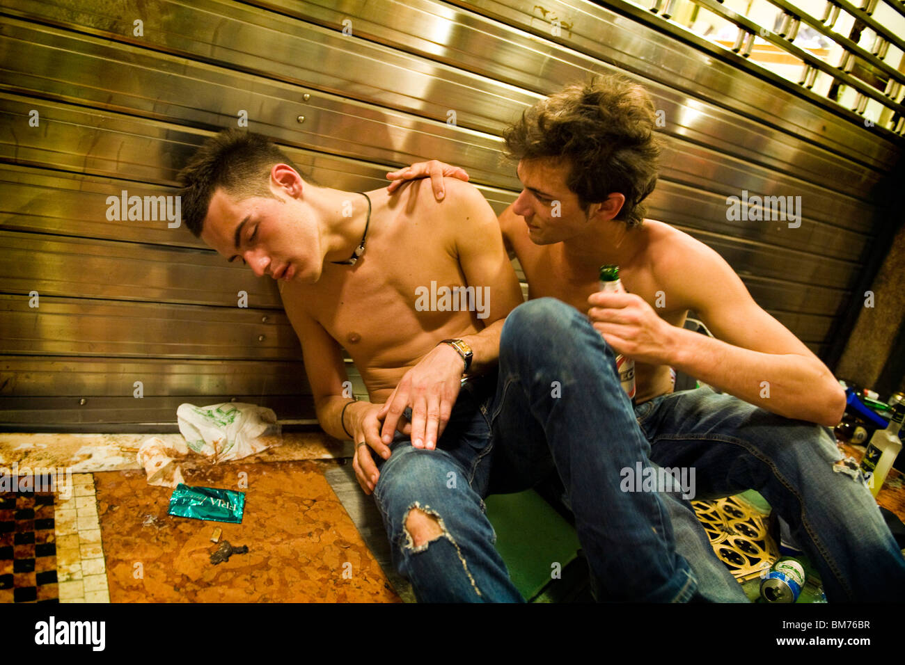 Letzte Fußball Mach Champions League Inter-Bayern Munchen, Domplatz, Mailand, Italien, 22.05.2010 Stockfoto