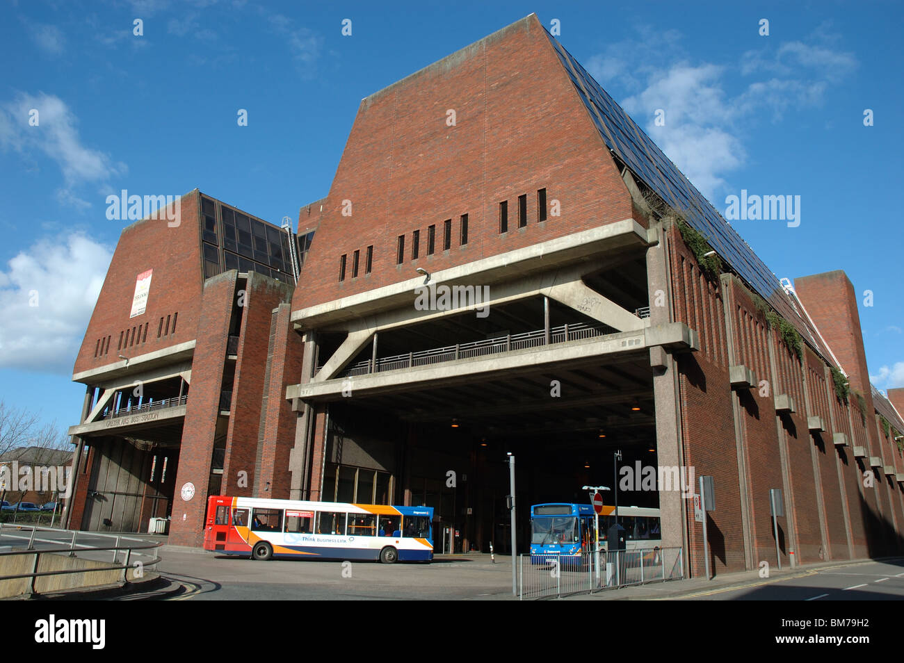 Northampton Greyfriars bus Station, Northampton, England, UK Stockfoto