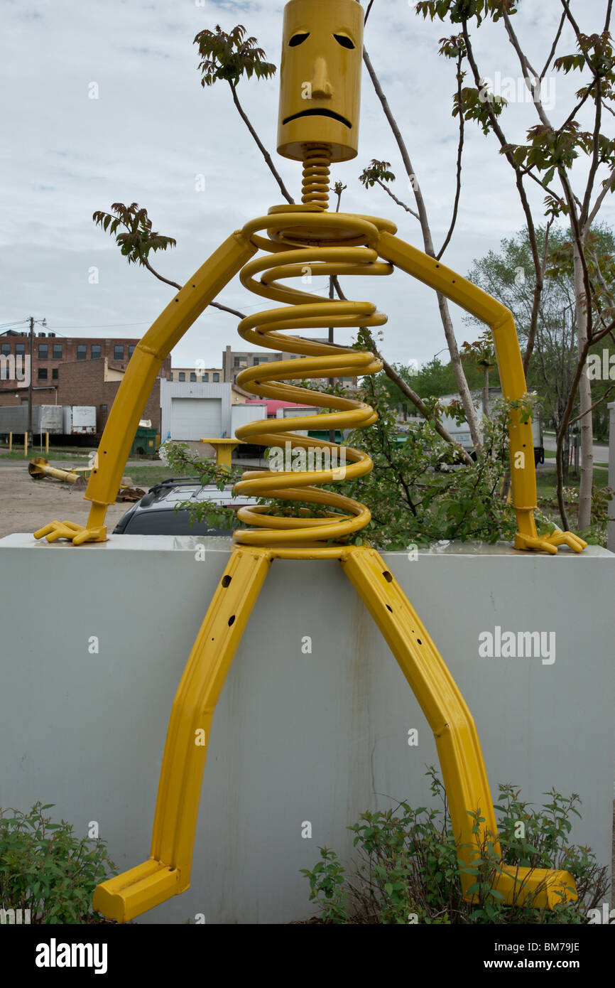Tulip Time Festival Dutch Holland Michigan in den USA Moderne Padnos Skulptur aus Altmetall Hi-res Stockfoto
