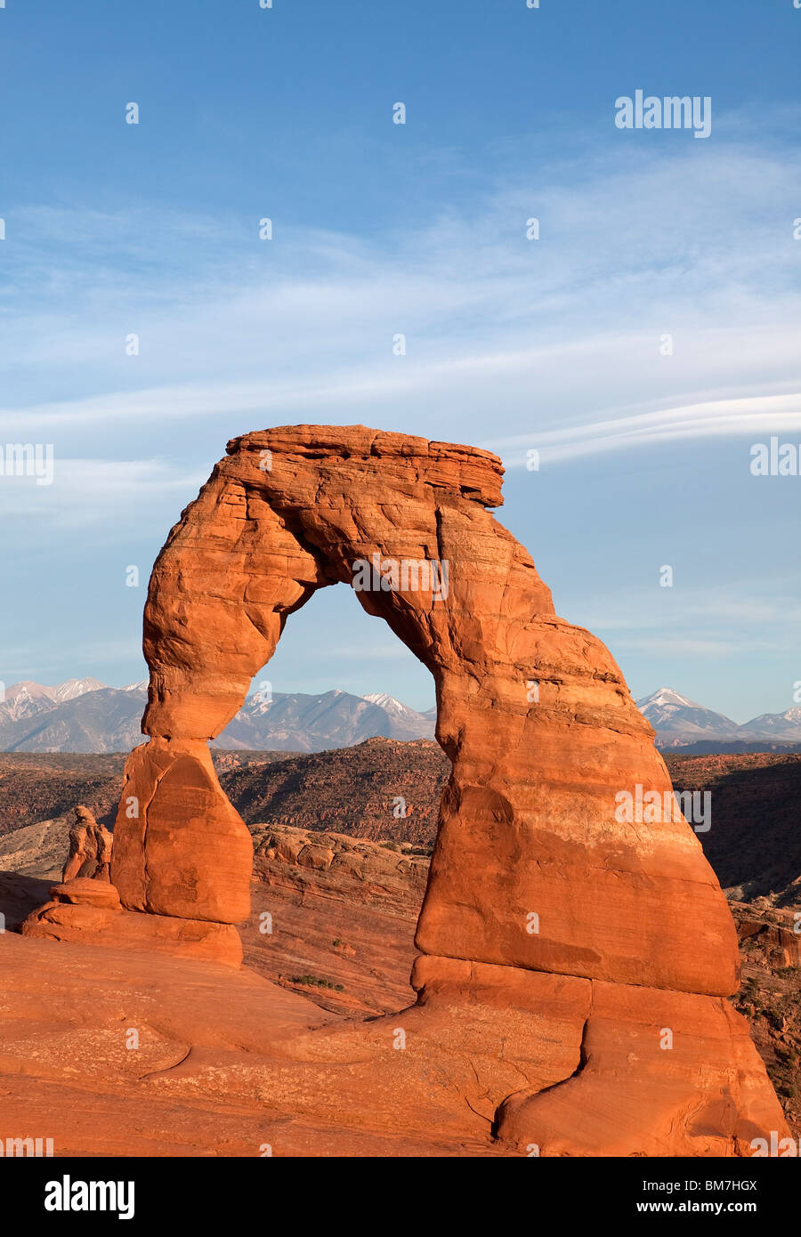 Delicate Arch, Arches-Nationalpark, Utah, USA Stockfoto