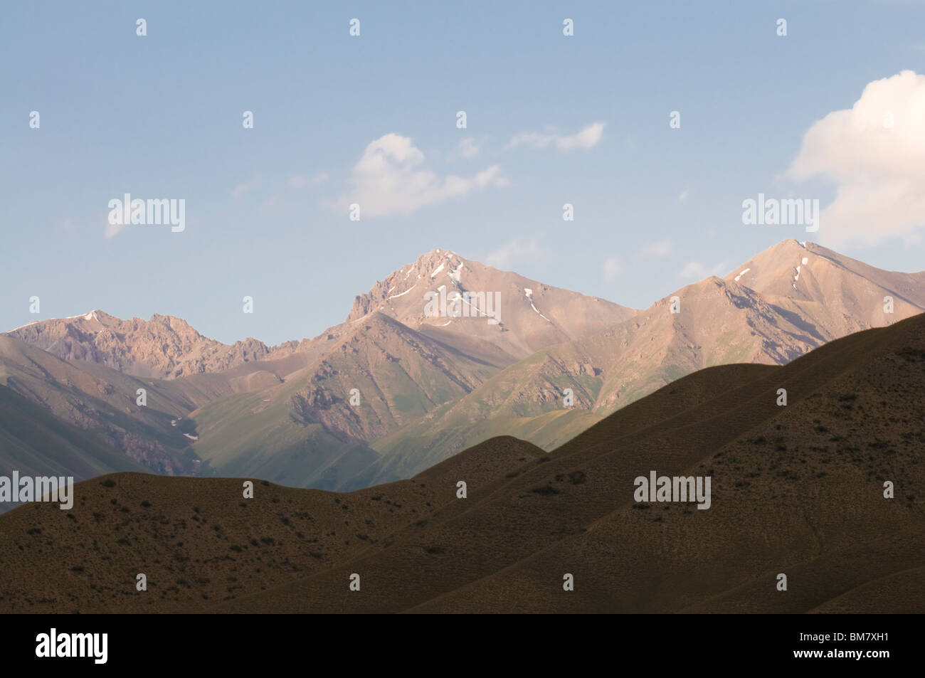 Berge von Sary Tash, Kirgisistan Stockfoto