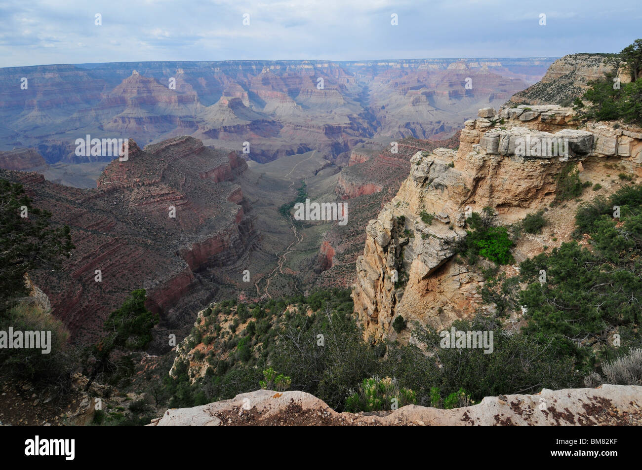 Aussichtspunkt am Grand Canyon Stockfoto