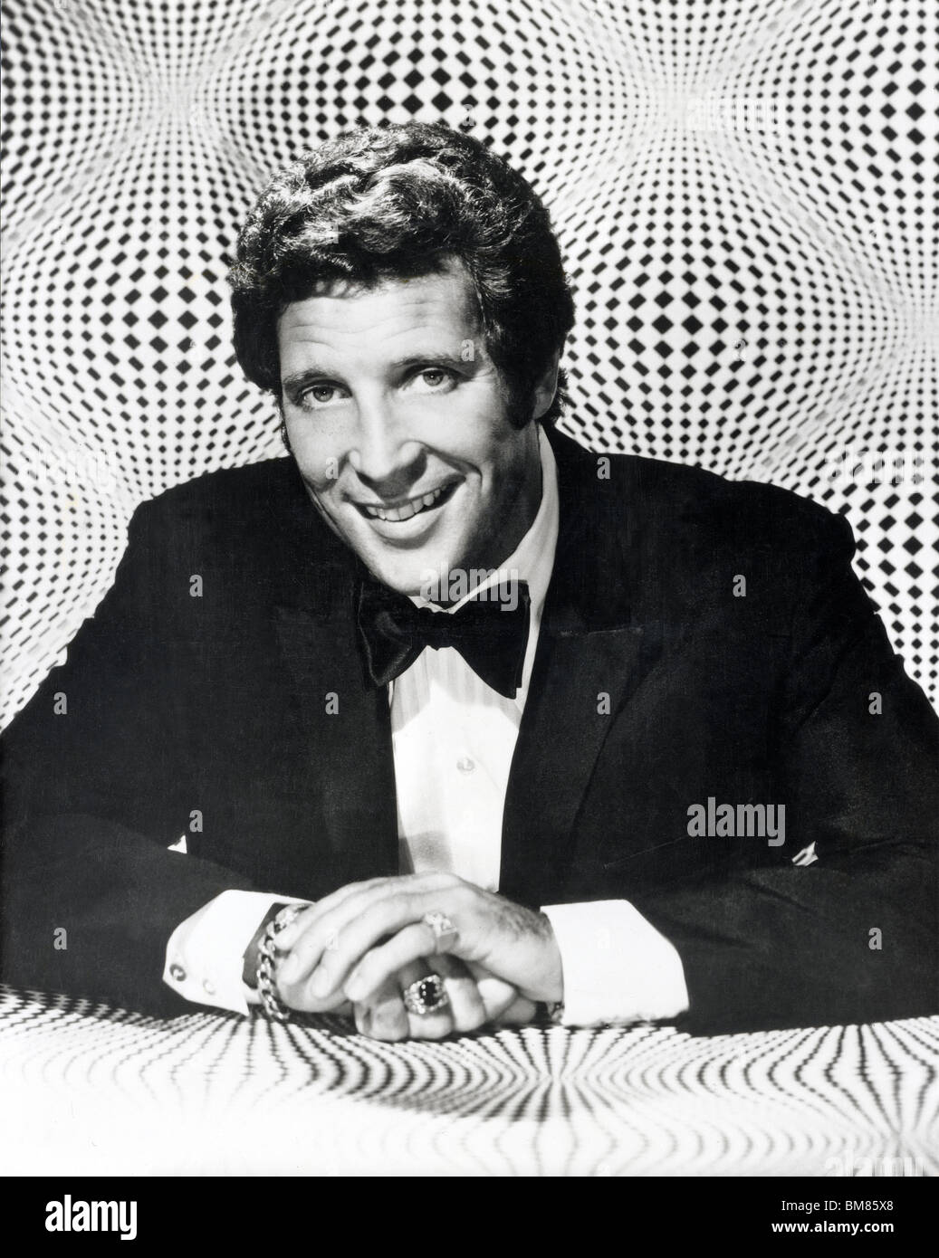 TOM JONES - walisische Sängerin um 1970 Stockfoto