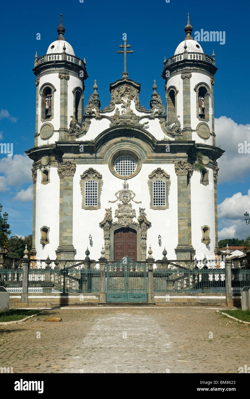 Igreja de São Francisco de Assis. São João del Rei, Bundesstaat Minas Gerais, Brasilien. Stockfoto