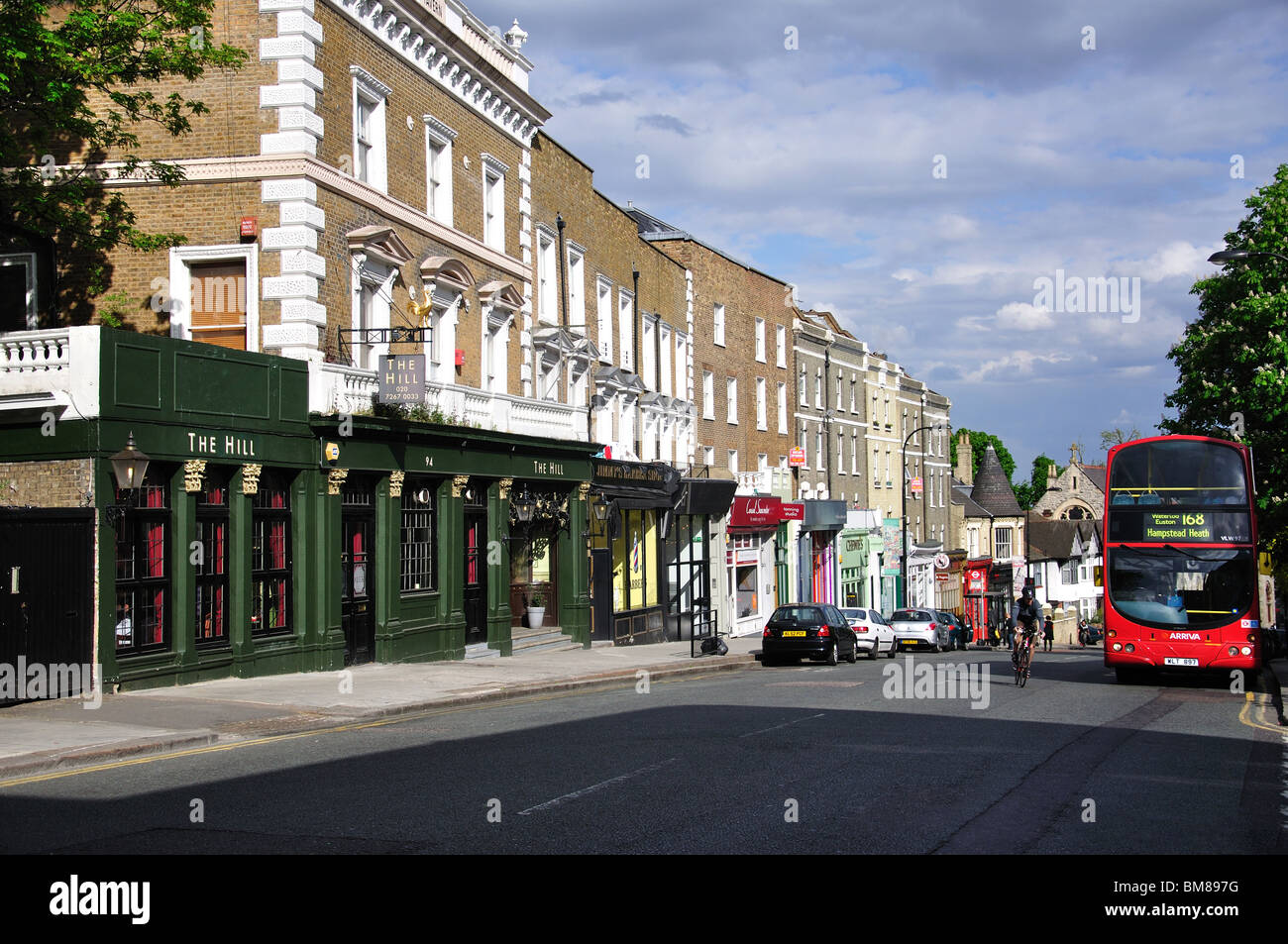 Haverstock Hill, Belsize Park, London Borough of Camden, London, England, United Kingdom Stockfoto