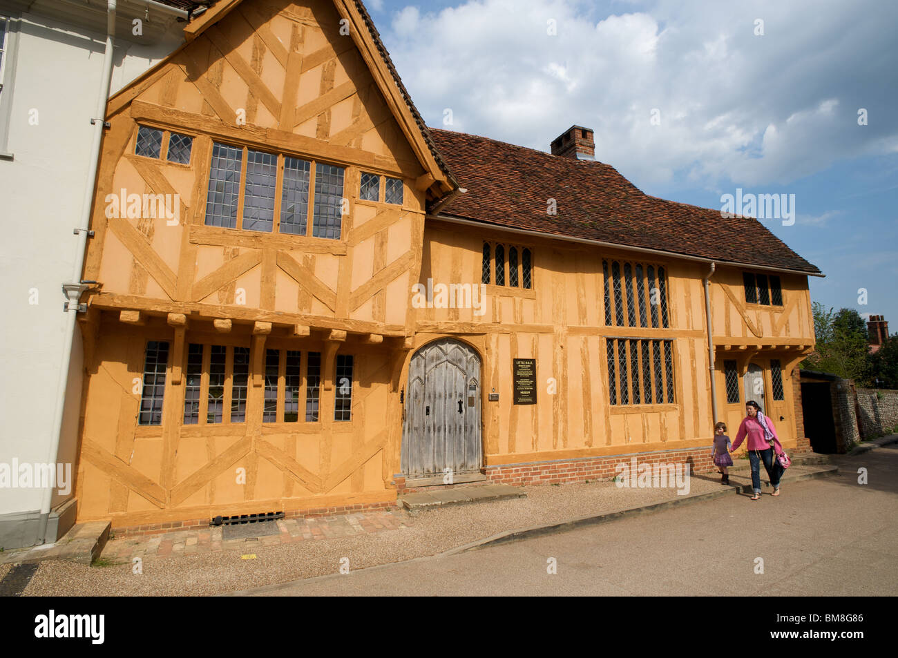 Kleiner Saal, Lavenham, Suffolk, England. Stockfoto