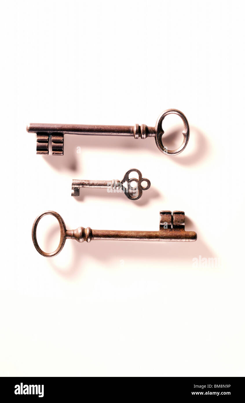 Antike Schlüssel Stockfoto