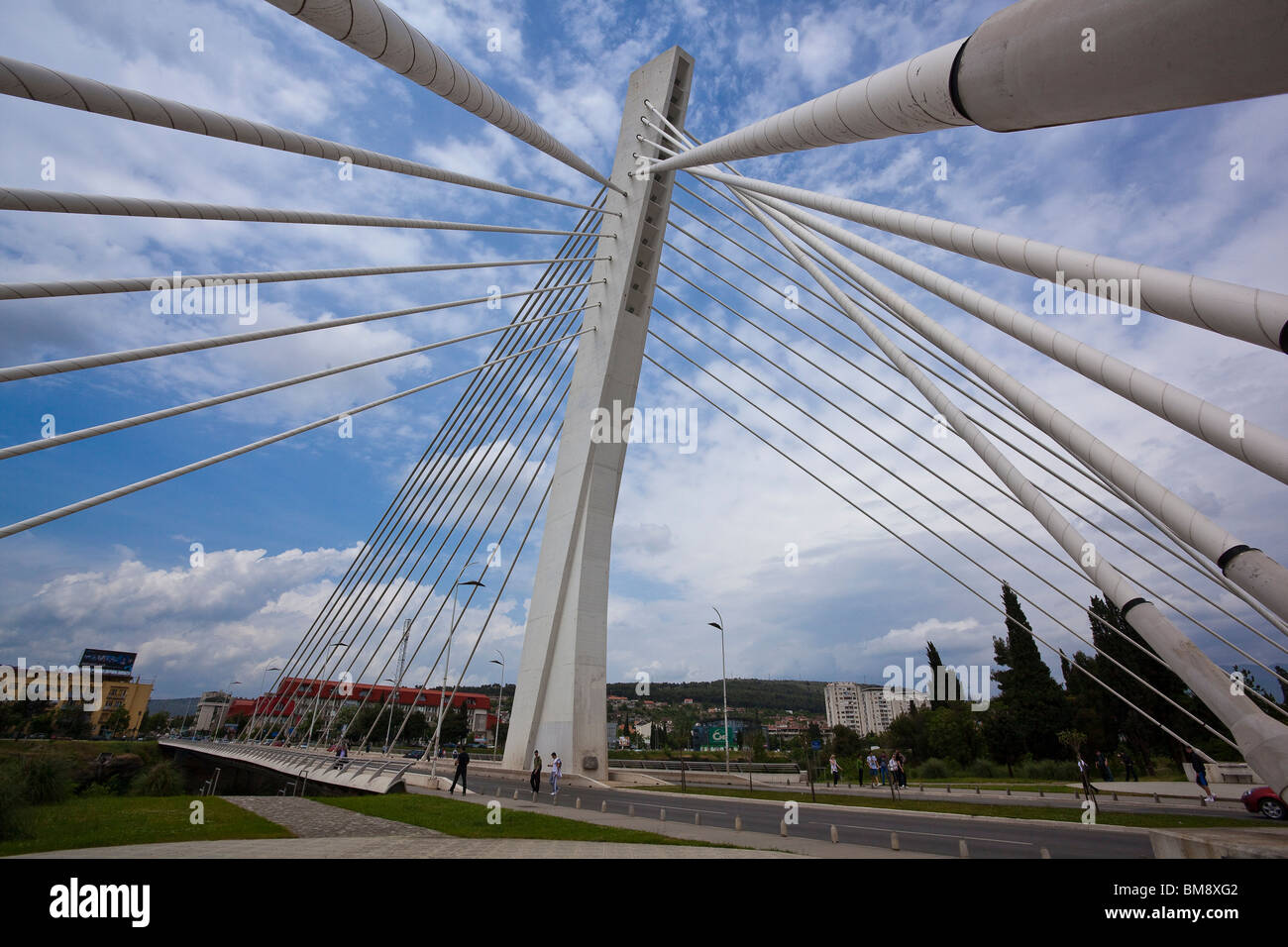Podgorica, Hauptstadt von Montenegro Stockfoto