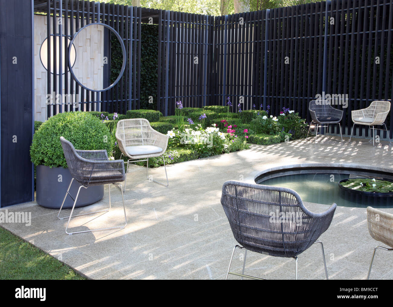 Cancer Research Garden Chelsea Flower Show 2010 Stockfoto