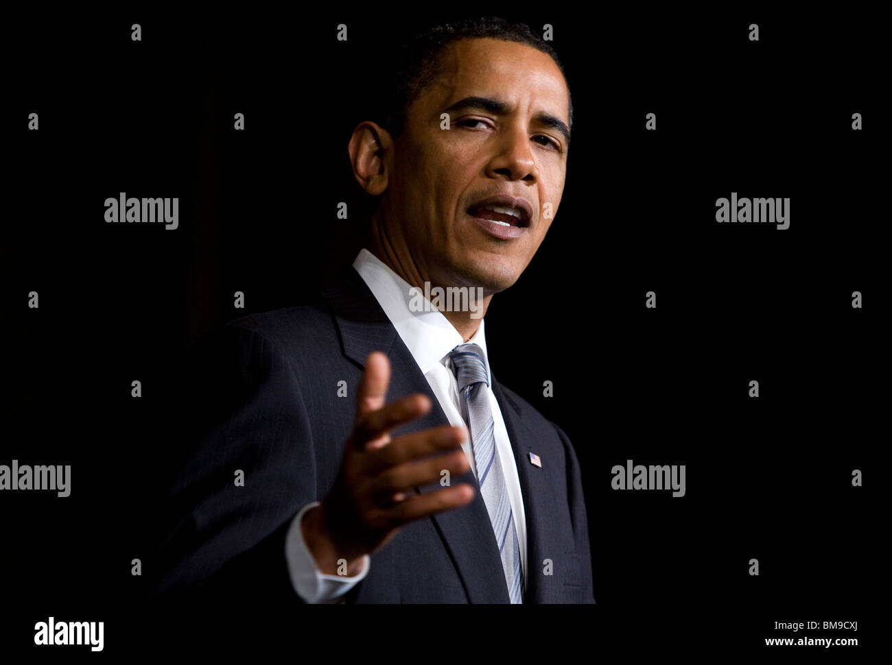 Präsident Barack Obama. Stockfoto