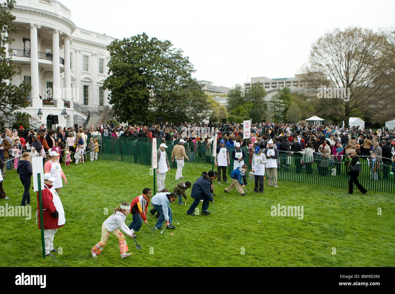 Das White House Easter Egg Roll. Stockfoto