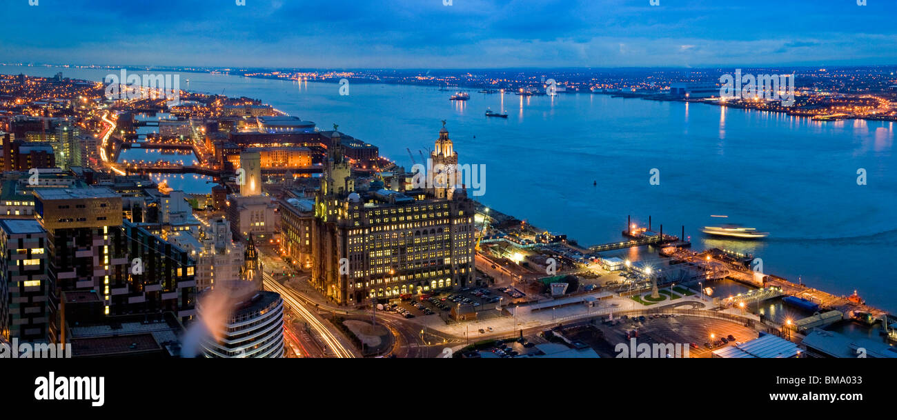 Liverpools historische Hafenviertel UNESCO-Welterbe Stockfoto