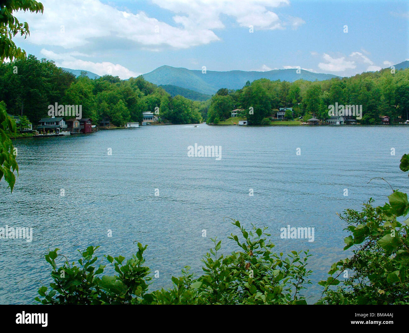 Lake Lanier in Tryon, North Carolina. Stockfoto