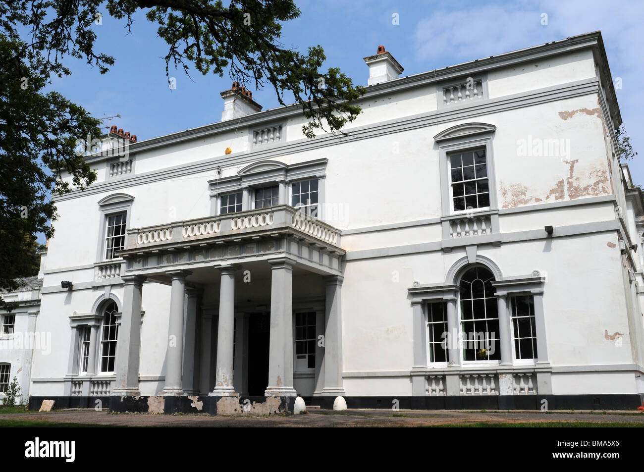 Lupton House war das Land Herrenhaus von Lord Churston. Im Jahr 1990 wurde es ein Internat, Gramercy Hall School, die Stockfoto