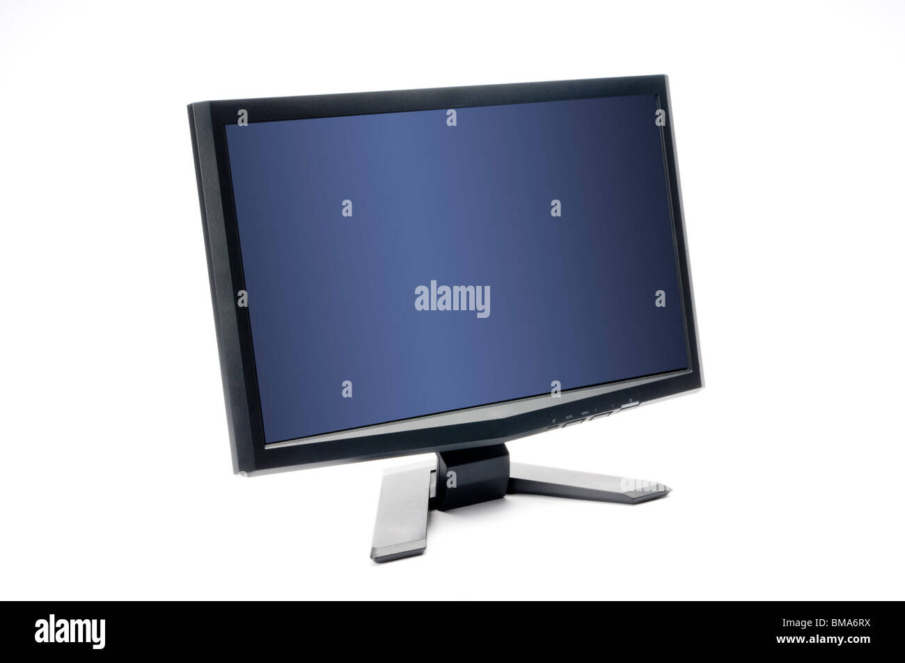 leere high-Definition-Computer-monitor Stockfoto