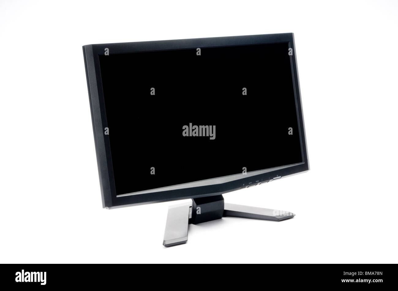 leere high-Definition-Computer-monitor Stockfoto