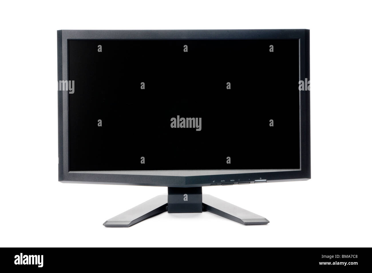 leere high-Definition-Computer-monitor Stockfoto