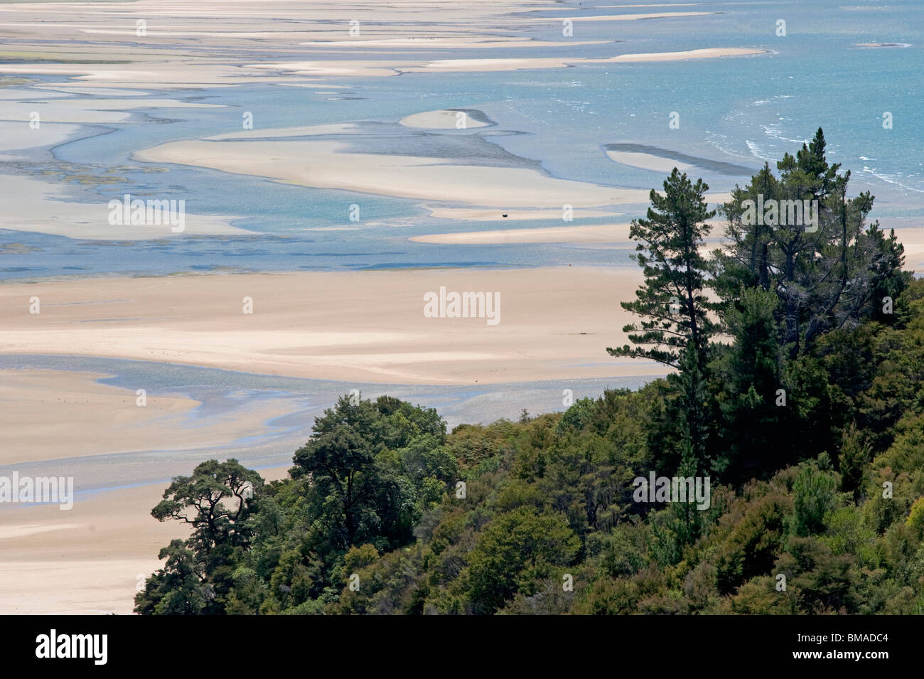 Malerische Aussicht auf die Klippen und Strand, Südinsel, Neuseeland Stockfoto