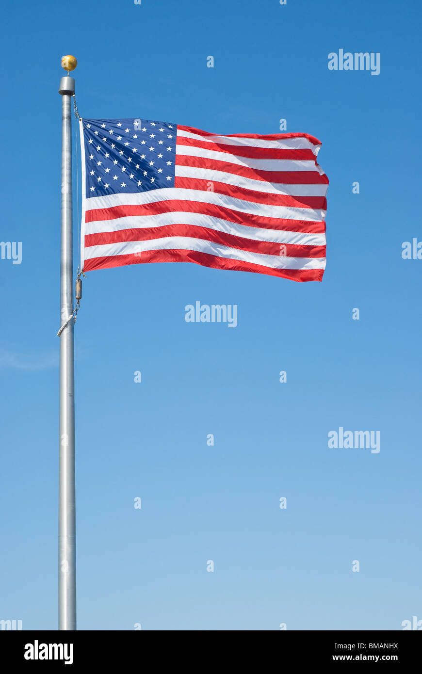 Amerikanische Flagge als Symbol der amerikanischen Nation Stockfoto