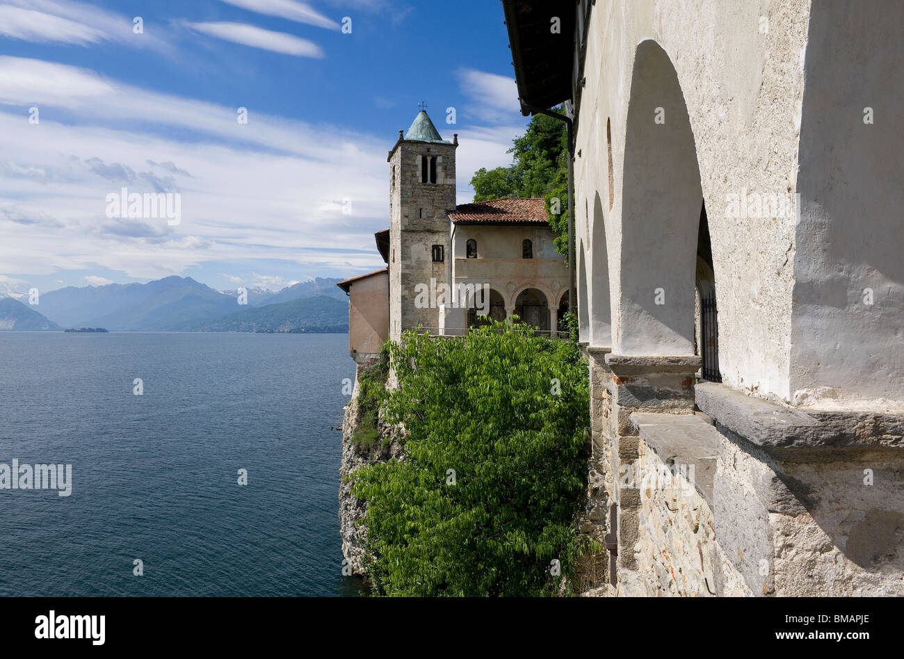 Santa Caterina, Katharinenkloster, Lago Maggiore, Italien Stockfoto