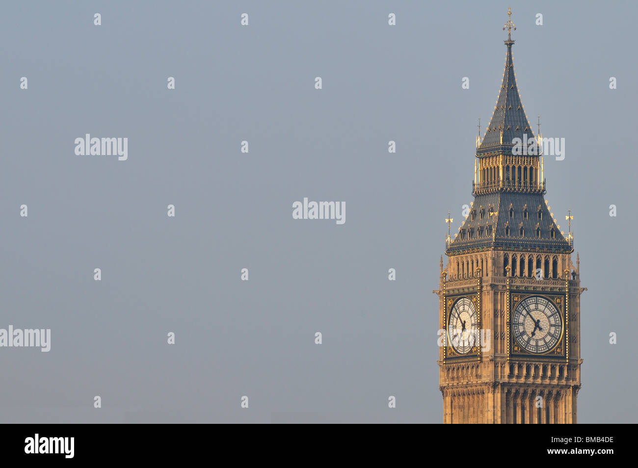 Elizabeth Tower, Big Ben Uhrenturm, Houses of Parliament, Palace of Westminster, London, Vereinigtes Königreich Stockfoto