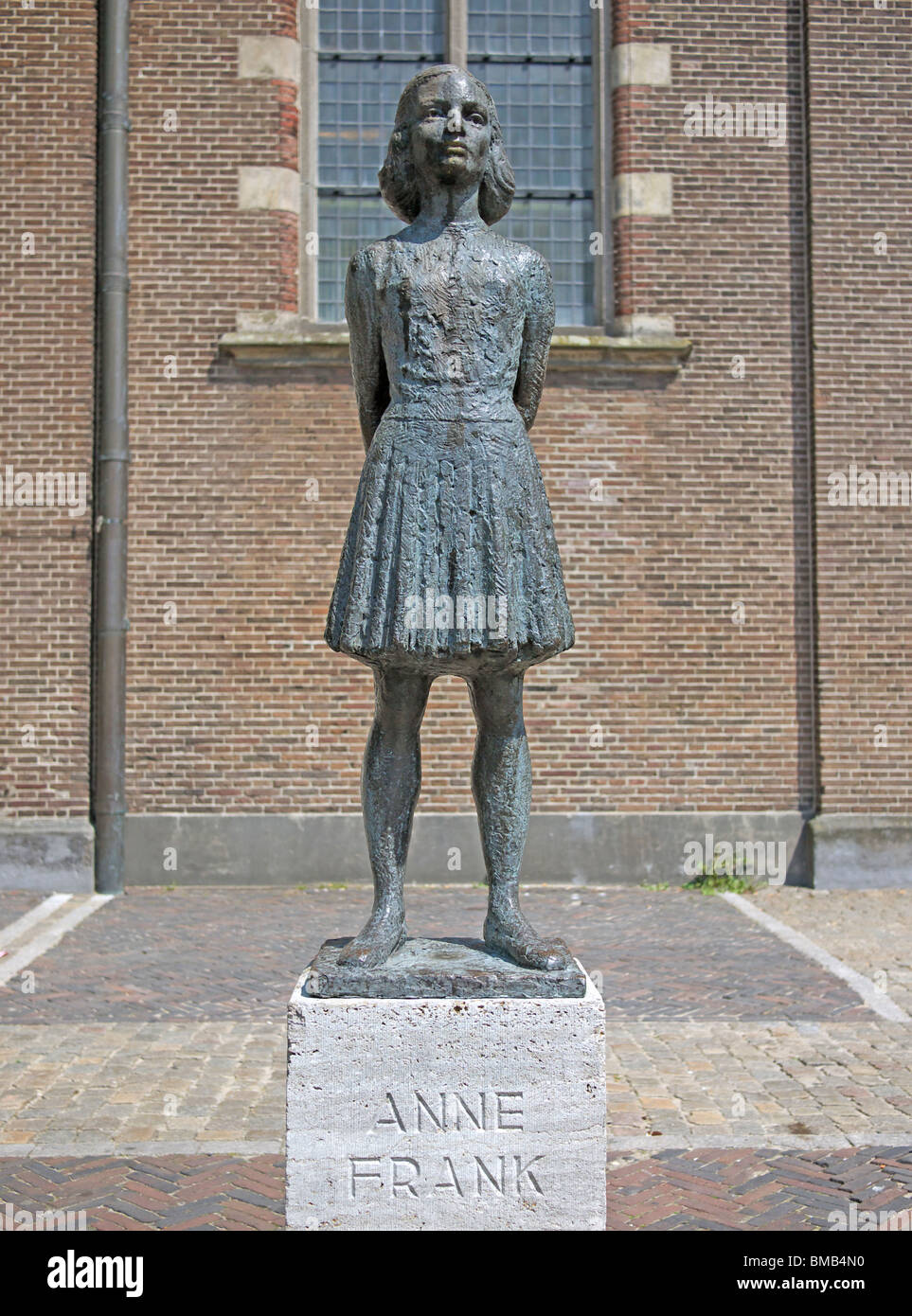 Anne-Frank-Statue Stockfoto