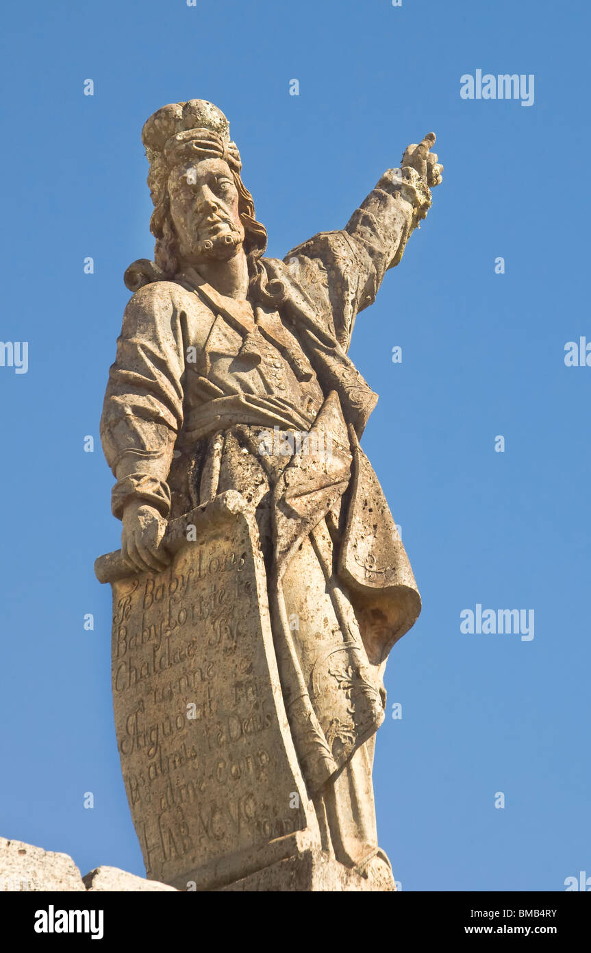 Santuario de Bom Jesus de Matosinhos, Statue, Congonhas, Minas Gerais, Brasilien Stockfoto